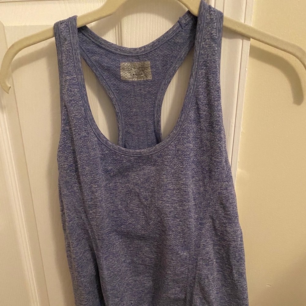 Blue Athleta tank. Size Large.